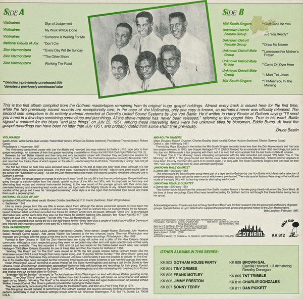 Various : Gotham Gospel - Volume One (LP, Comp)
