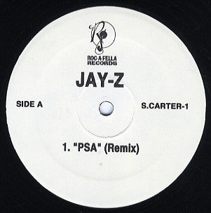 Jay-Z : PSA (Remix) / Warm It Up Jay (12")
