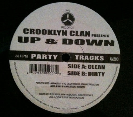 Crooklyn Clan : Up & Down (12")