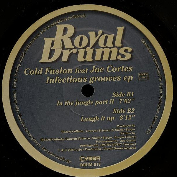 Coldfusion feat Joe Cortes : Infectious Grooves EP (12", EP)