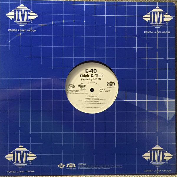 E-40 : Thick & Thin (12", Promo)