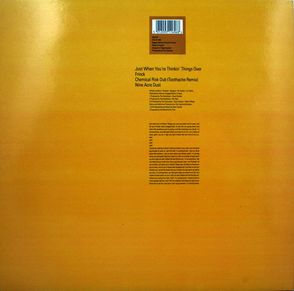 The Charlatans : Just When You're Thinkin' Things Over (12", Single)