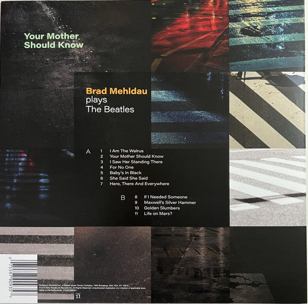 Brad Mehldau : Your Mother Should Know: Brad Mehldau Plays The Beatles (LP)