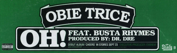 Obie Trice Feat. Busta Rhymes : Oh! (12", Promo)