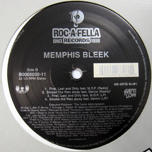 Memphis Bleek Featuring Rihanna : The One (12")