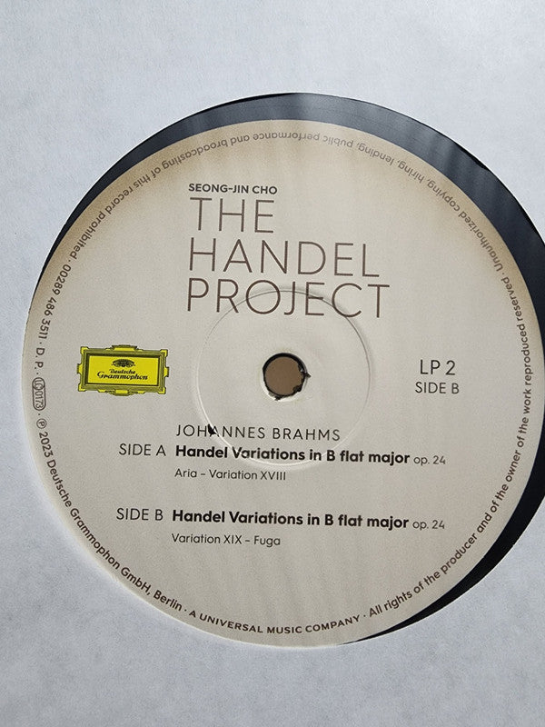 Seong-Jin Cho : The Handel Project (Handel: 3 Suites - Brahms: Handel Variations) (2xLP, Album)