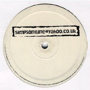 Simpson Tune : Bring It Down (Luca Cassani Remix) (12", S/Sided, Promo)