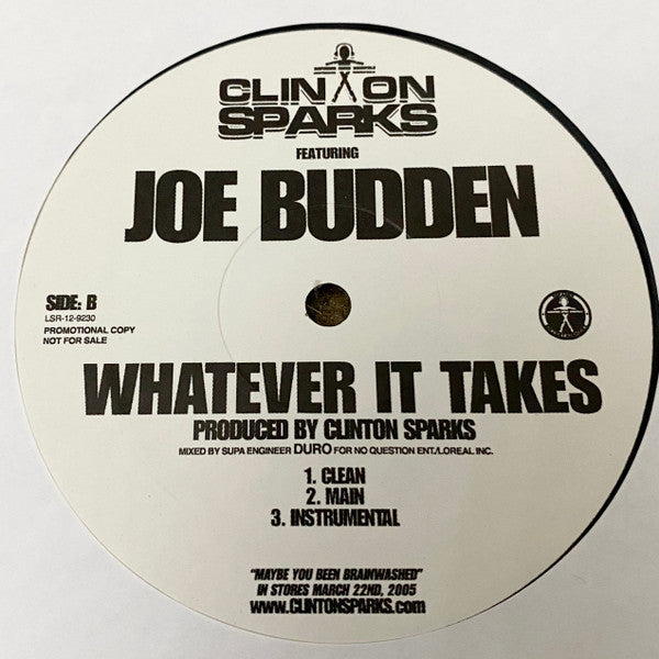 Clinton Sparks : Run This City / Whatever It Takes (12", Promo)