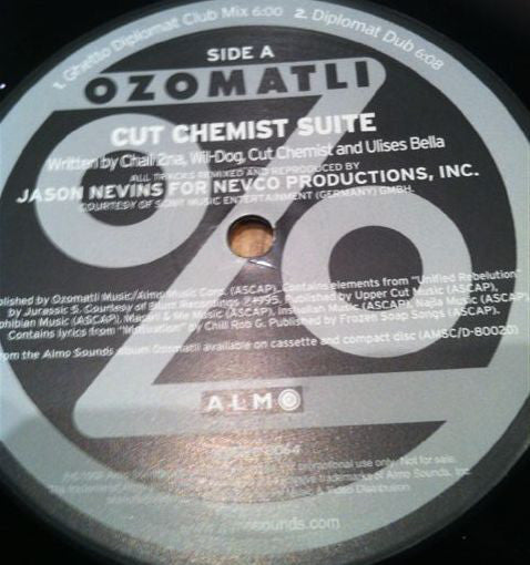Ozomatli : Cut Chemist Suite Dance Remixes (12", Promo)