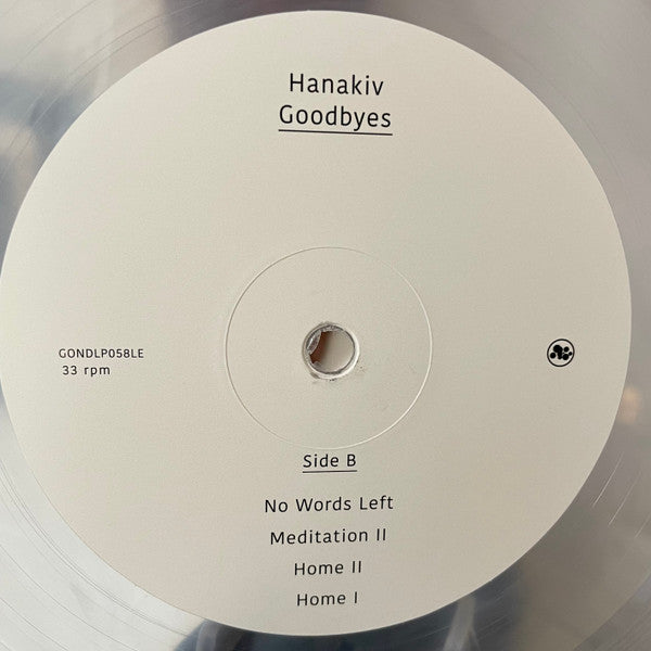 Hanakiv : Goodbyes (LP, Album, Ltd, Cle)