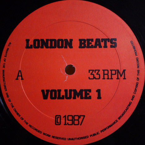 Unknown Artist : London Beats - Volume 1 (12", RE)