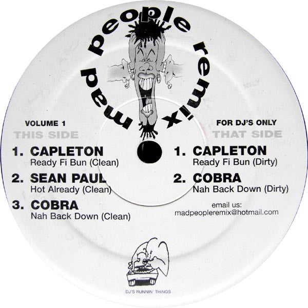 Various : Mad People Remix Volume 1 (12", Unofficial)