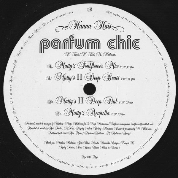 Hanna Haïs : Parfum Chic (12")