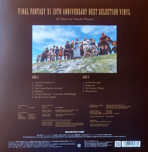 Naoshi Mizuta : Final Fantasy XI 20th Anniversary Best Selection Vinyl (LP, Comp, Pic)