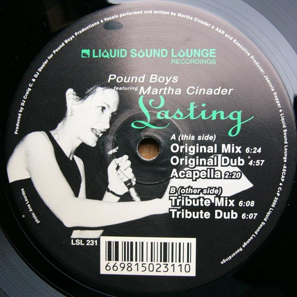Pound Boys Featuring Martha Cinader : Lasting (12")
