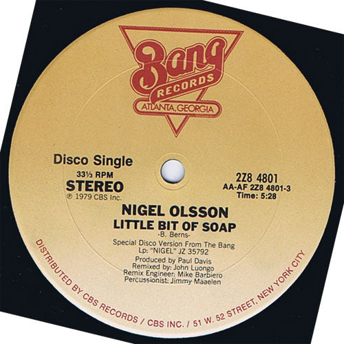 Nigel Olsson : Little Bit Of Soap (12", Single)