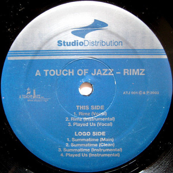 Various : DJ Jazzy Jeff Presents A Touch Of Jazz: Rimz (12")