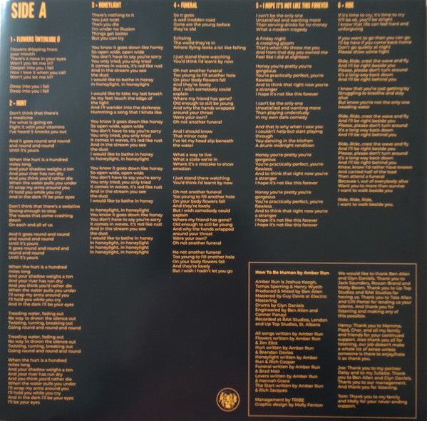 Amber Run : How To Be Human (LP, Album, Ltd, Num, Pic, Zoe)