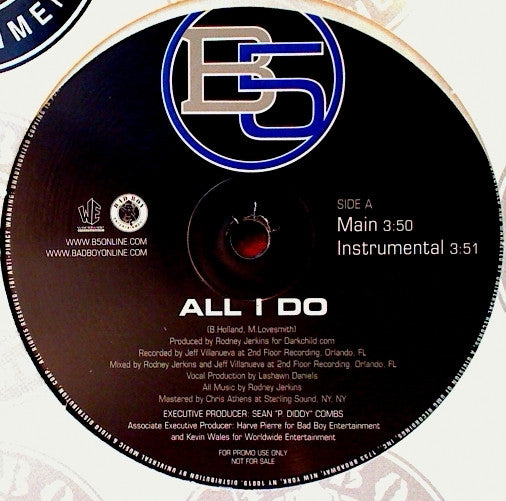 B5 : All I Do / You Got Me (12", Promo)