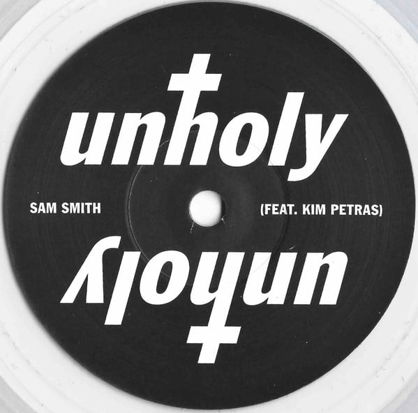 Sam Smith (12) & Kim Petras : Unholy (7", RSD, Single, Ltd, Cle)