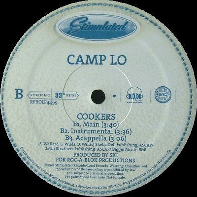 Camp Lo : Troubleman / Cookers (12", Promo)