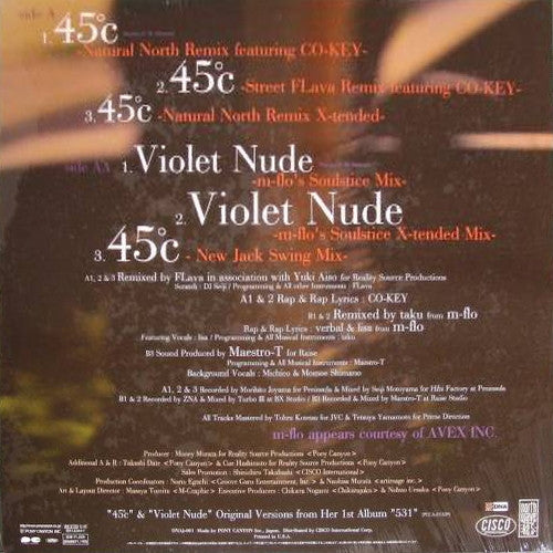 Momoe Shimano A.K.A Moét : 45℃ & Violet Nude (12")