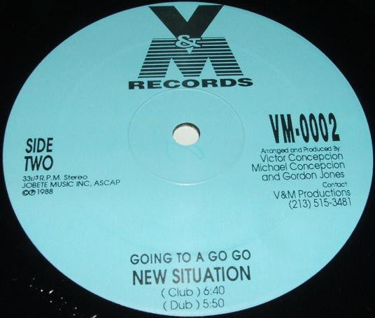 New Situation : Going To A Go Go (12")