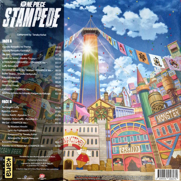 Kohei Tanaka* : One Piece Stampede Original Soundtrack (LP, Album, Ltd, Vio)