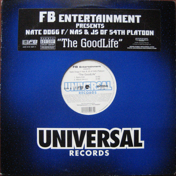 Nate Dogg Featuring Nas & J.S. : The Goodlife (12")