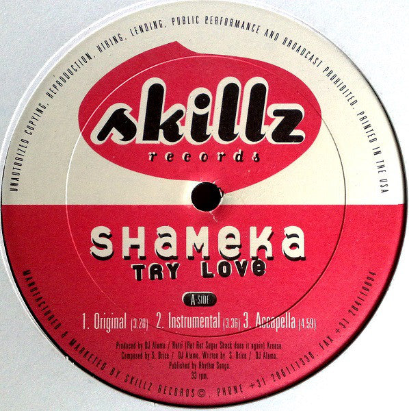 Shameka : Try Love (12")
