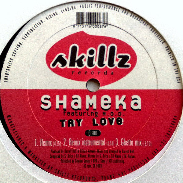 Shameka : Try Love (12")