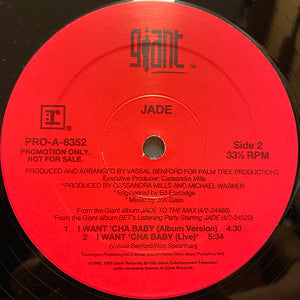 Jade (3) : Looking For Mr. Do Right (12", Promo)