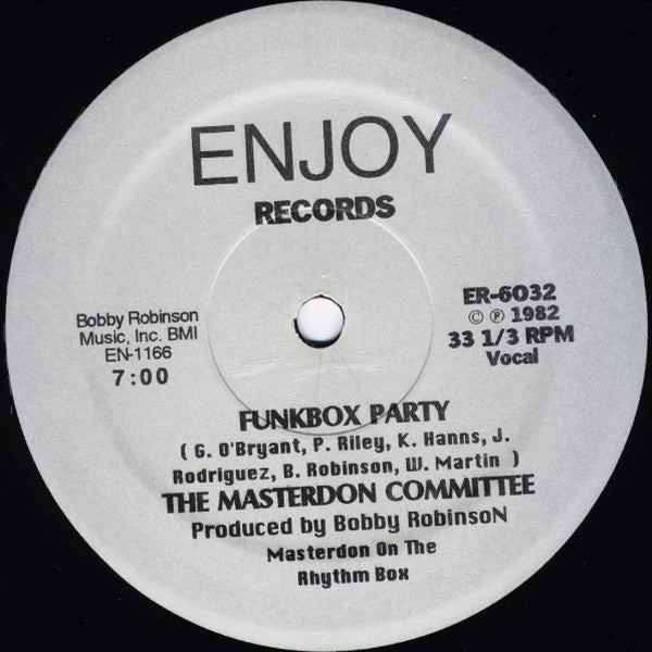 The Masterdon Committee : Funkbox Party (12")