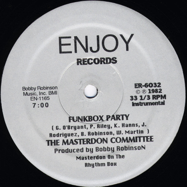 The Masterdon Committee : Funkbox Party (12")