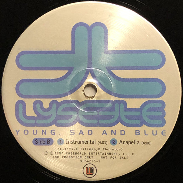 Lysette Titi : Young, Sad And Blue (12", Promo)