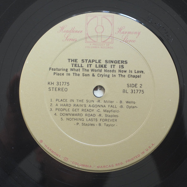 The Staple Singers : Tell It Like It Is (LP, Comp)
