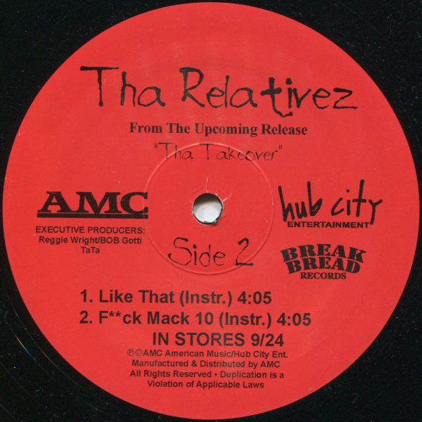 The Relativez : Like That (12", Single)