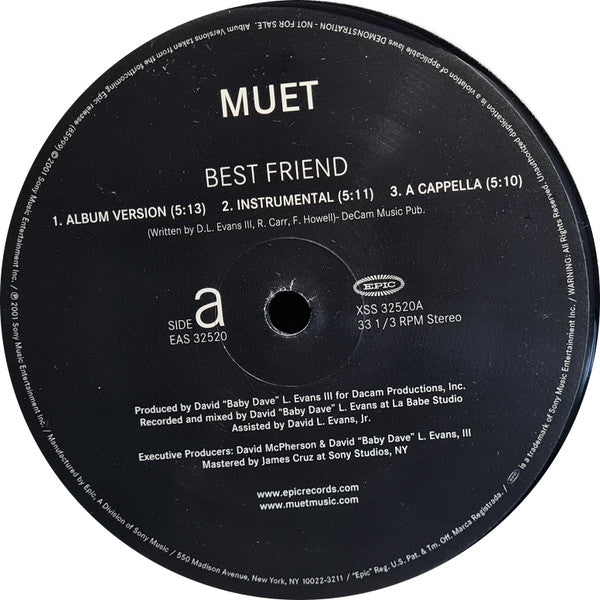 Muet : Best Friend / Benza (12")