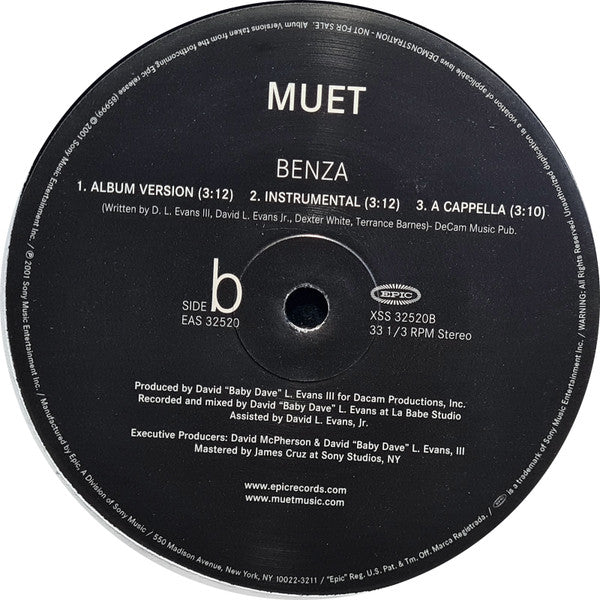 Muet : Best Friend / Benza (12")