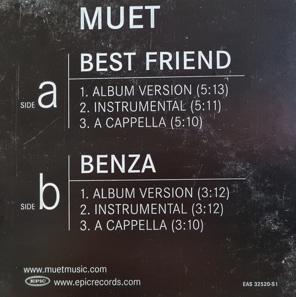 Muet : Best Friend / Benza (12")