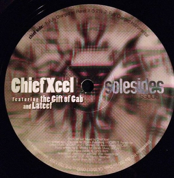DJ Shadow And The Groove Robbers / Chief Xcel : Hardcore (Instrumental) Hip Hop / Fully Charged On Planet X (12", Unofficial)
