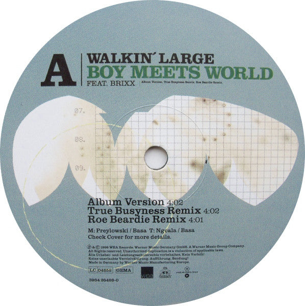 Walkin' Large : Boy Meets World (12")