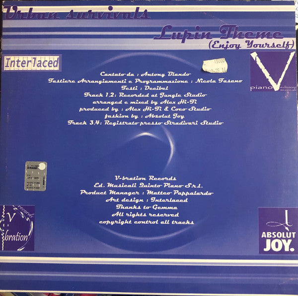 Urban Survivals : Lupin Theme (Enjoy Yourself) (12")