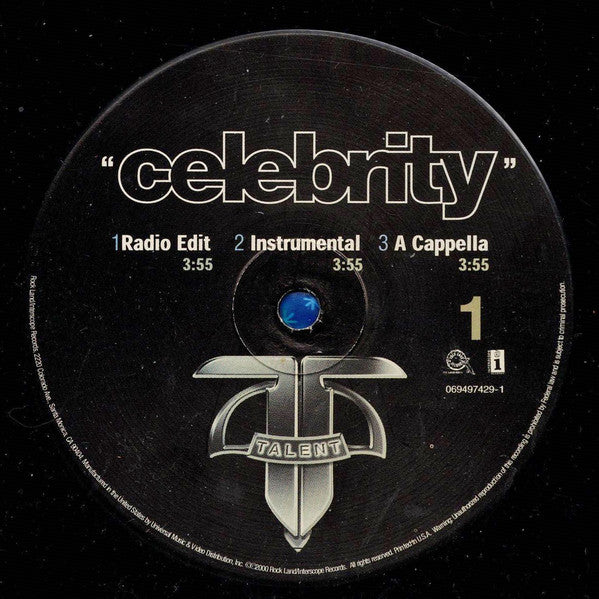 Talent : Celebrity / Breakin' Up (12")