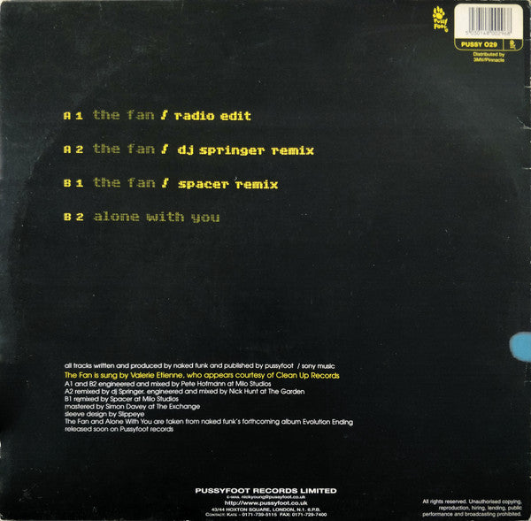 Naked Funk featuring Valerie Etienne : The Fan (12")