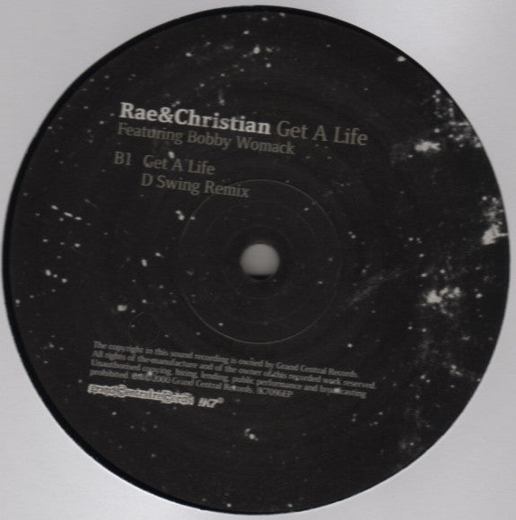 Rae & Christian Featuring Bobby Womack : Get A Life (12", EP)