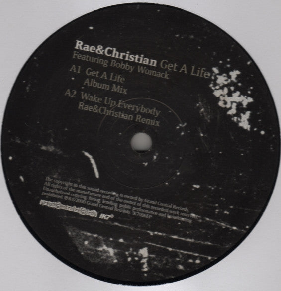 Rae & Christian Featuring Bobby Womack : Get A Life (12", EP)