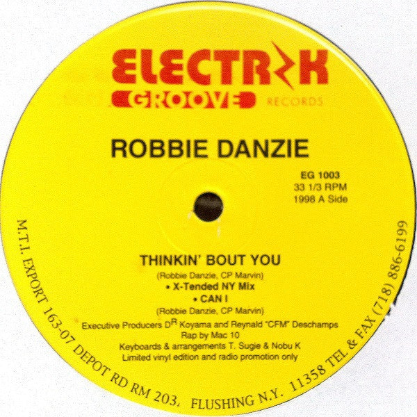 Robbie Danzie : Thinkin' Bout You (12", Ltd, Promo)
