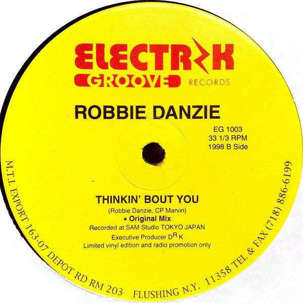 Robbie Danzie : Thinkin' Bout You (12", Ltd, Promo)