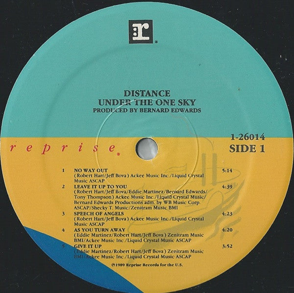 The Distance (2) : Under The One Sky (LP, Album)